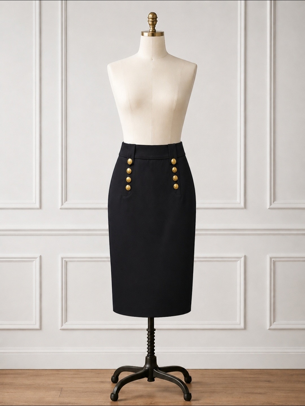 Derek Lam 10 Crosby Black Skirt
